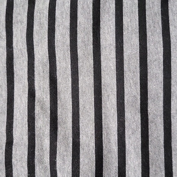 NWT! George Grey and Black Striped Sweatshirt with Rose! Size small! - Picture 9 of 10